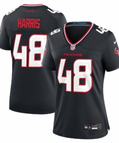 Christian Harris 48 Houston Texans Women's Team Game Jersey - Navy JS3806 nicesnker