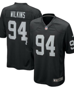 Christian Wilkins 94 Las Vegas Raiders Team Game Men Jersey - Black JS3822 nicesnker