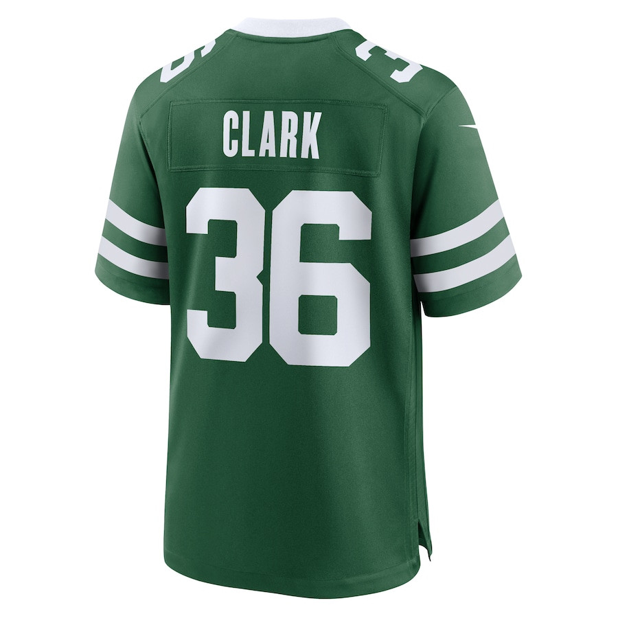 Chuck Clark 36 New York Jets Team Game Men Jersey - Legacy Green JS4167 nicesnker - Image 3