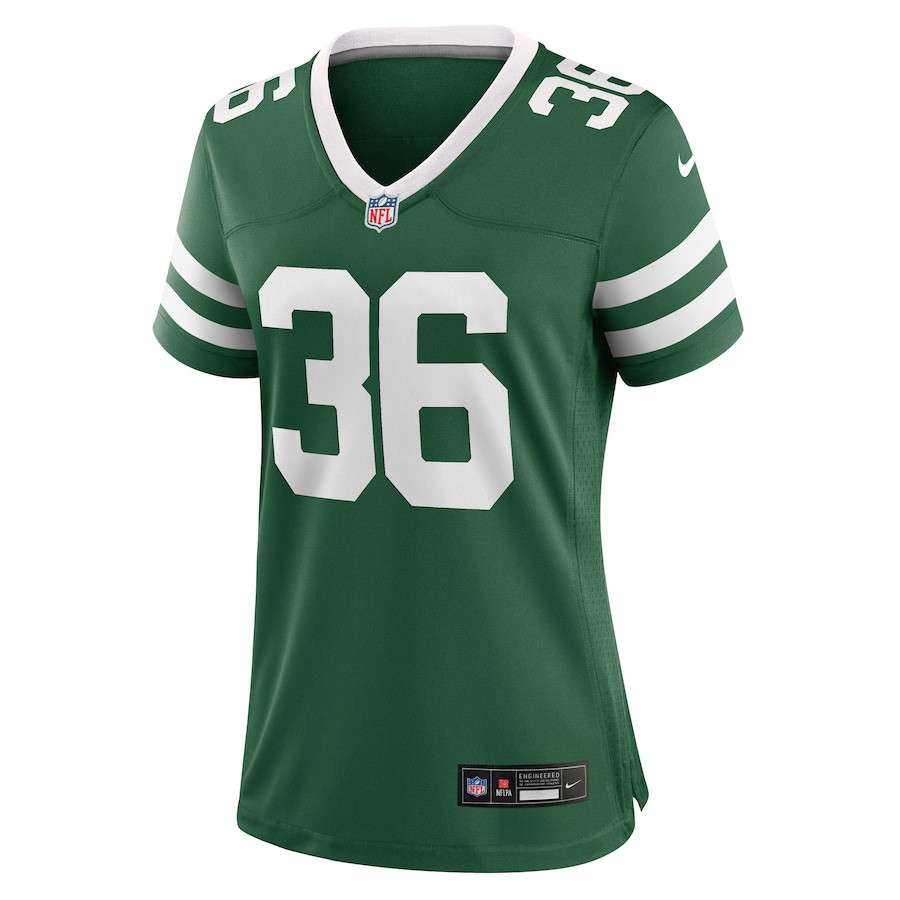 Chuck Clark 36 New York Jets Women's Team Game Jersey - Legacy Green JS5347 nicesnker - Image 2