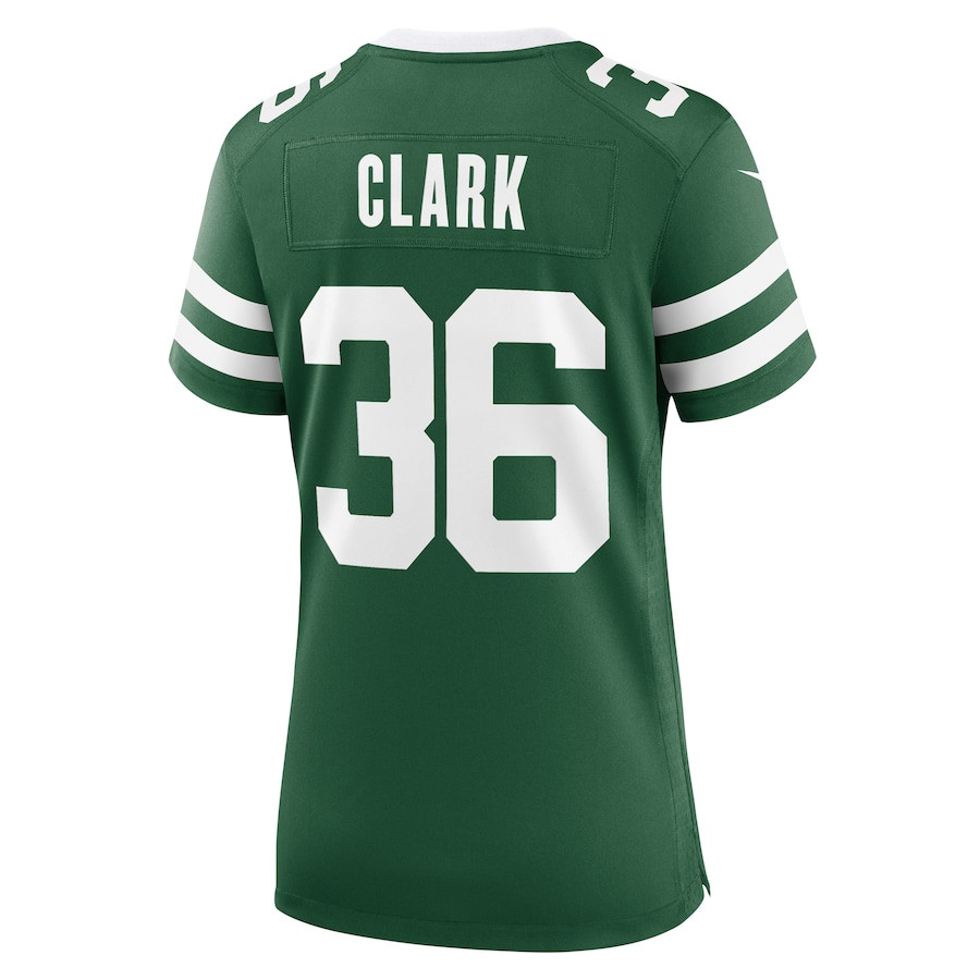 Chuck Clark 36 New York Jets Women's Team Game Jersey - Legacy Green JS5347 nicesnker - Image 3