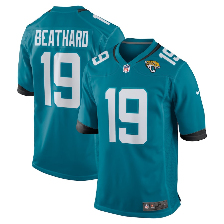 C.J. Beathard 19 Jacksonville Jaguars Team Game Men Jersey - Teal JS1116 nicesnker