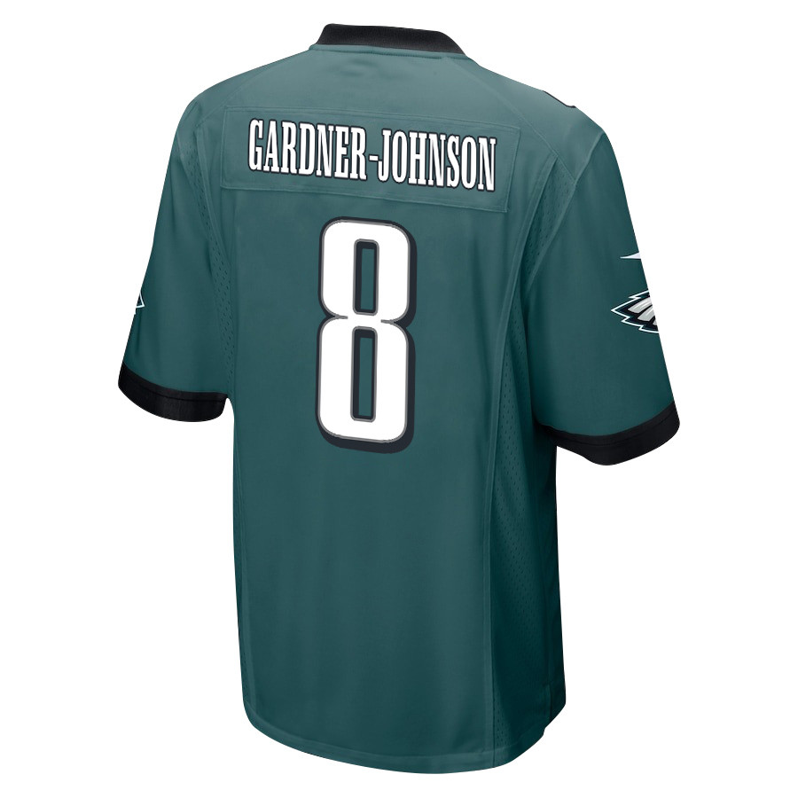 C.J. Gardner-Johnson 8 Philadelphia Eagles Super Bowl LIX Champions Patch Game Men Jersey - Midnight Green JS5613 nicesnker - Image 2