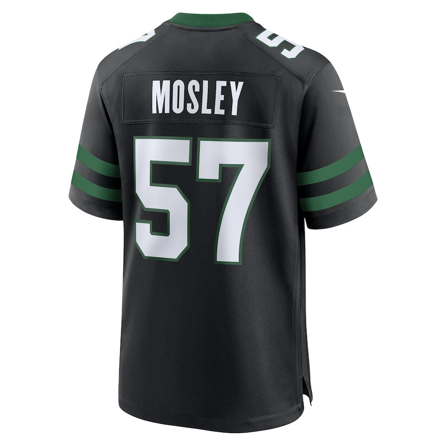 C.J. Mosley 57 New York Jets Alternate Game Men Jersey - Legacy Black JS9506 nicesnker - Image 3
