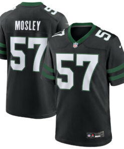 C.J. Mosley 57 New York Jets Alternate Game Men Jersey - Legacy Black JS9506 nicesnker