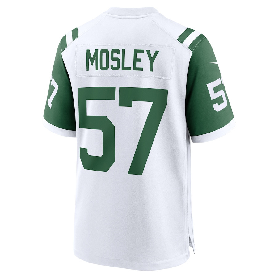 C.J. Mosley 57 New York Jets Classic Alternate Game Men Jersey - White JS6477 nicesnker - Image 3