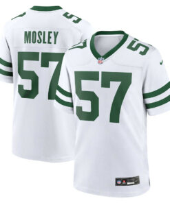 C.J. Mosley 57 New York Jets Game Jersey - Men, Legacy White JS1680 nicesnker