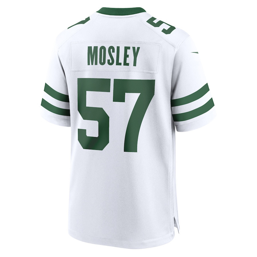 C.J. Mosley 57 New York Jets Game Jersey - Men, Legacy White JS1680 nicesnker - Image 3