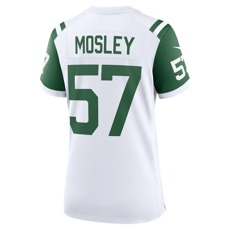 C.J. Mosley 57 New York Jets Women's Classic Alternate Game Jersey - White JS1593 nicesnker - Image 3