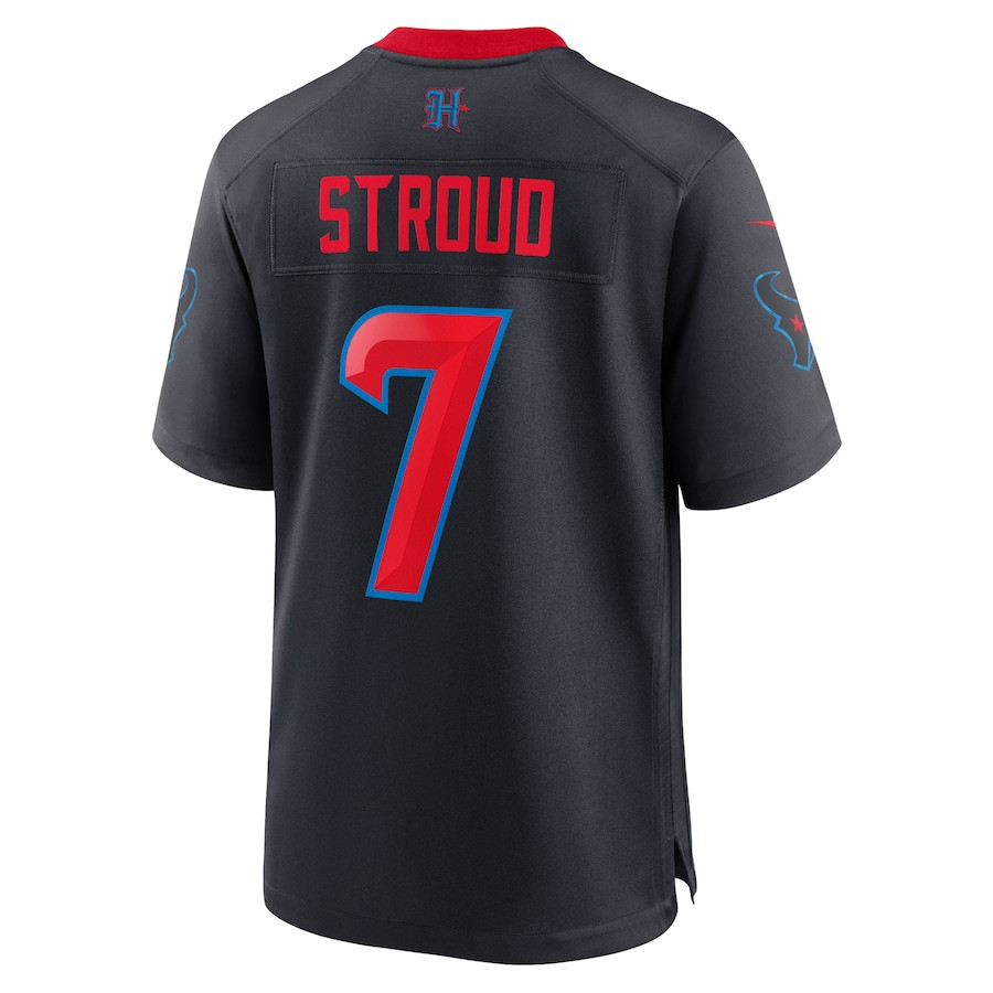 C.J. Stroud 7 Houston Texans 2nd Alternate Game Men Jersey - Navy JS7549 nicesnker - Image 3