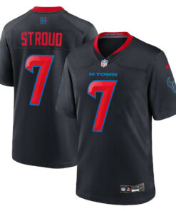C.J. Stroud 7 Houston Texans 2nd Alternate Game Men Jersey - Navy JS7549 nicesnker