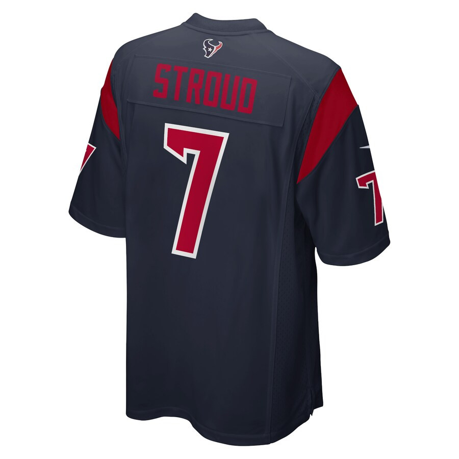 C.J. Stroud 7 Houston Texans Alternate Game Men Jersey - Navy JS1295 nicesnker - Image 3