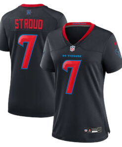 C.J. Stroud 7 Houston Texans Alternate Game Women Jersey - Navy JS3580 nicesnker