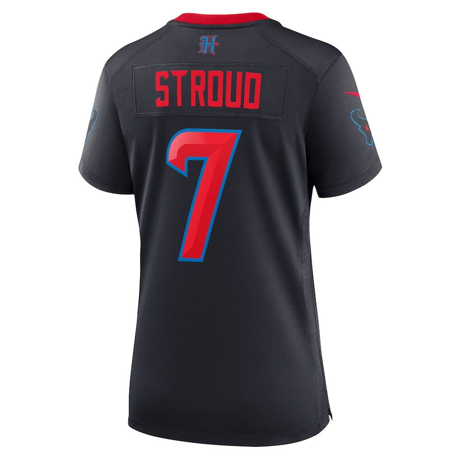 C.J. Stroud 7 Houston Texans Alternate Game Women Jersey - Navy JS3580 nicesnker - Image 3