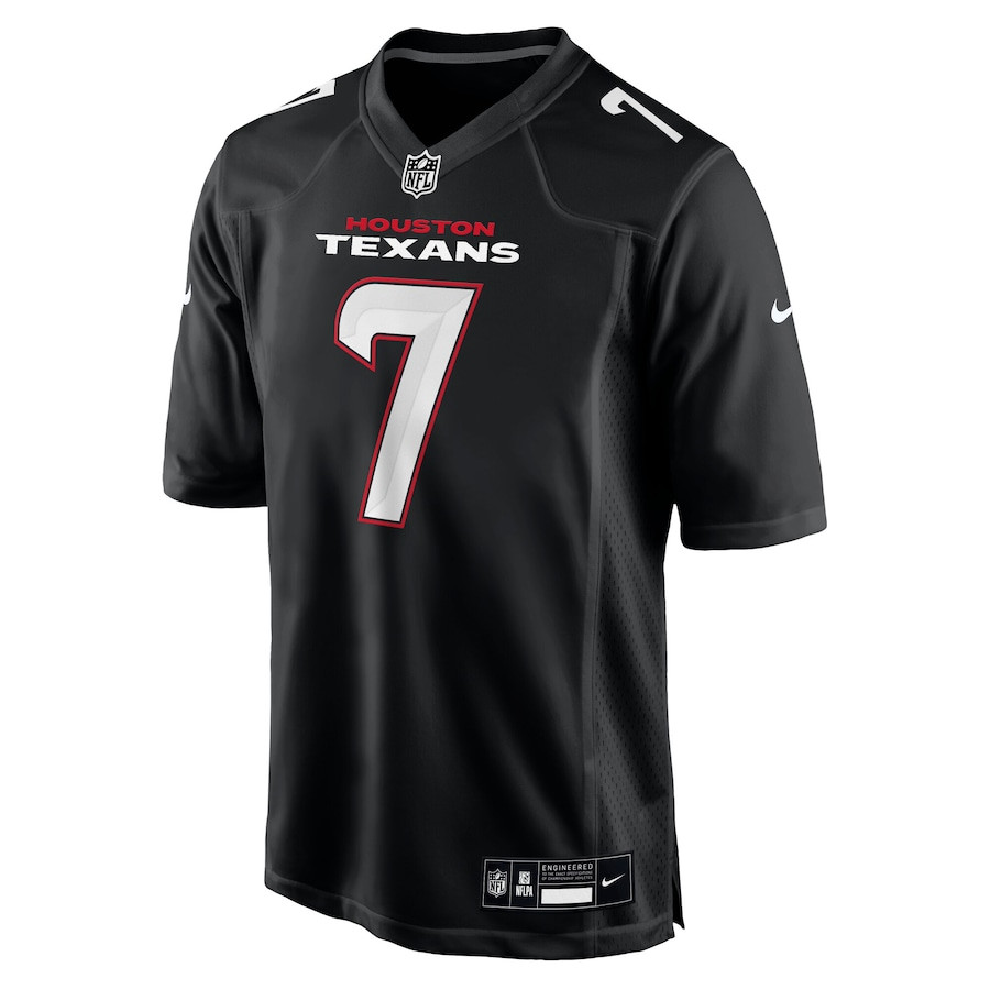C.J. Stroud 7 Houston Texans Fashion Men Jersey - Carbon Black JS5314 nicesnker - Image 2
