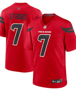 C.J. Stroud 7 Houston Texans Game Jersey - Men, Red JS2336 nicesnker