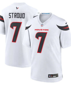 C.J. Stroud 7 Houston Texans Game Jersey - Men, White JS9475 nicesnker
