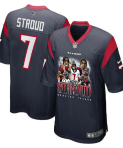 C.J. Stroud 7 Houston Texans The Chosen One Game Men Jersey - Navy JS4928 nicesnker