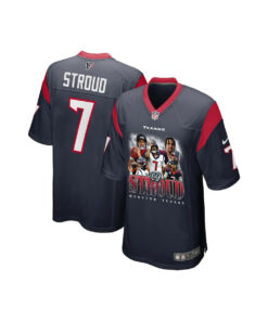 C.J. Stroud 7 Houston Texans The Chosen One Game YOUTH Jersey - Navy JS5147 nicesnker