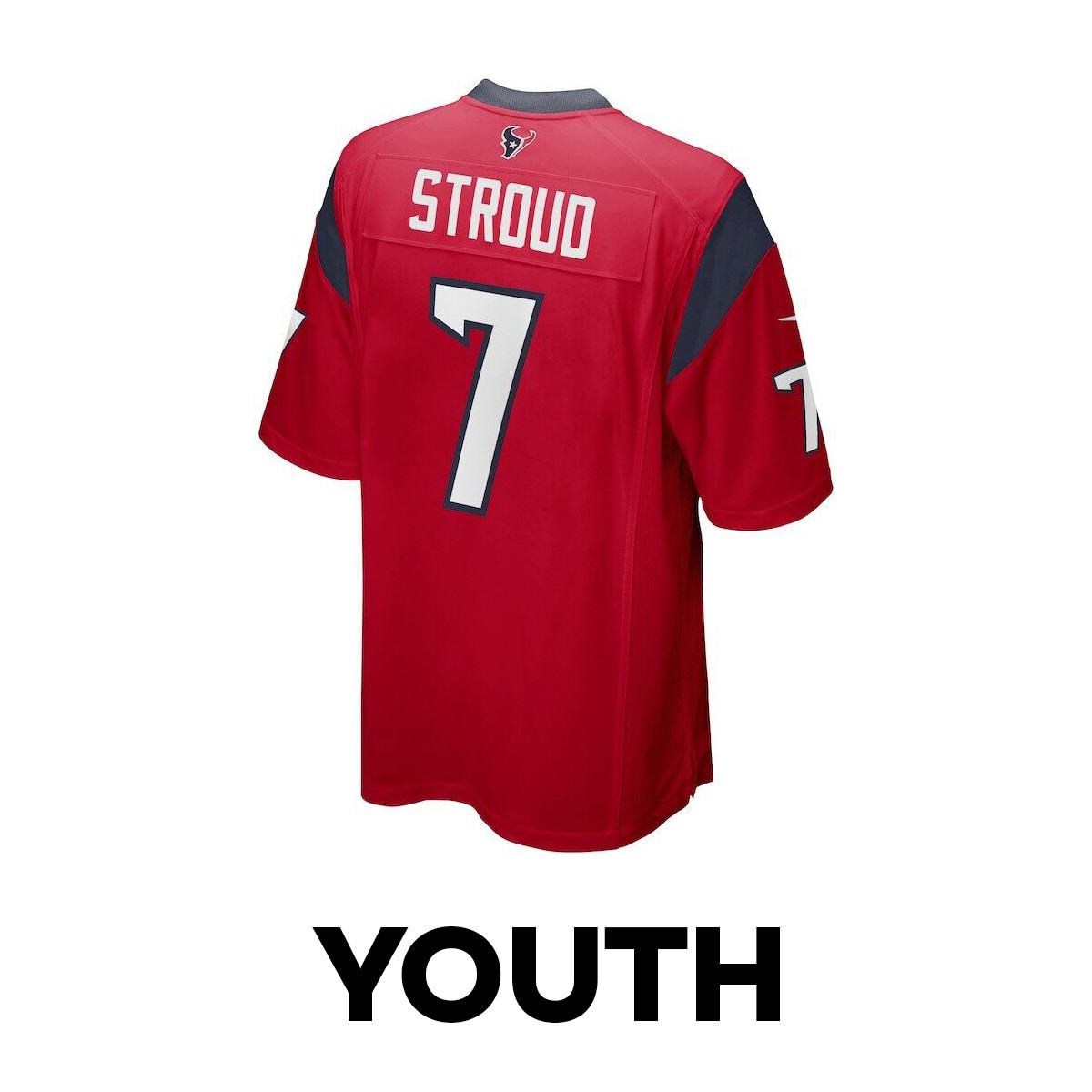 C.J. Stroud 7 Houston Texans The Chosen One Game YOUTH Jersey - Red JS7362 nicesnker - Image 3