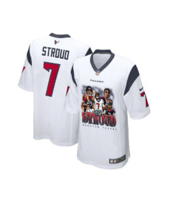 C.J. Stroud 7 Houston Texans The Chosen One Game YOUTH Jersey - White JS6299 nicesnker