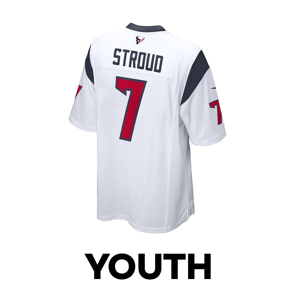 C.J. Stroud 7 Houston Texans The Chosen One Game YOUTH Jersey - White JS6299 nicesnker - Image 3