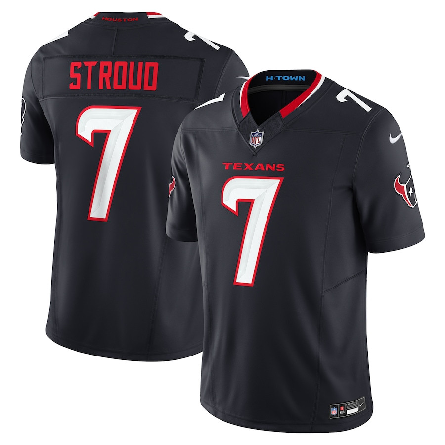 C.J. Stroud 7 Houston Texans Vapor F.U.S.E. Limited Jersey - Men, Navy JS6991 nicesnker