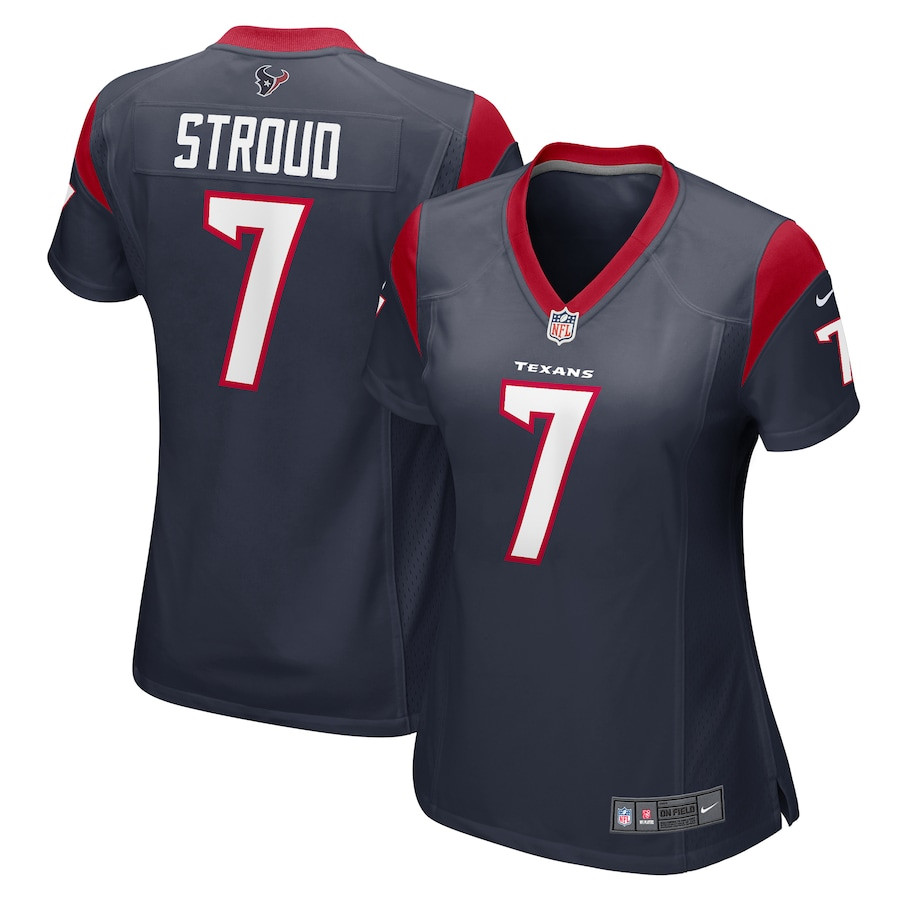 C.J. Stroud 7 Houston Texans Women Game Jersey - Navy JS5869 nicesnker