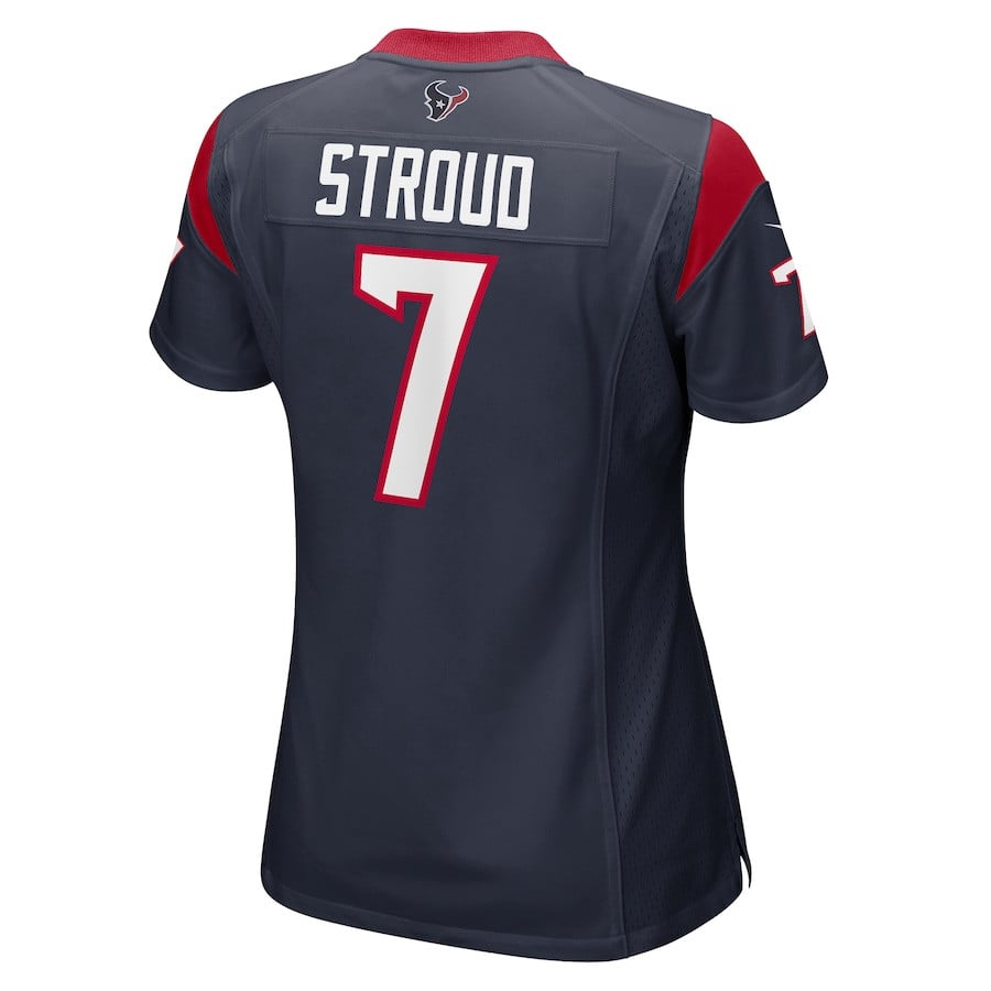 C.J. Stroud 7 Houston Texans Women Game Jersey - Navy JS5869 nicesnker - Image 3