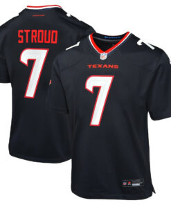 C.J. Stroud 7 Houston Texans Youth Game Jersey - Navy JS5389 nicesnker