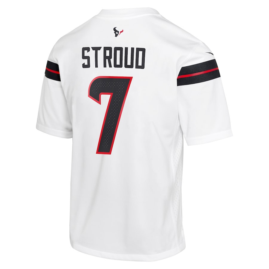 C.J. Stroud 7 Houston Texans Youth Game Jersey - White JS7064 nicesnker - Image 3
