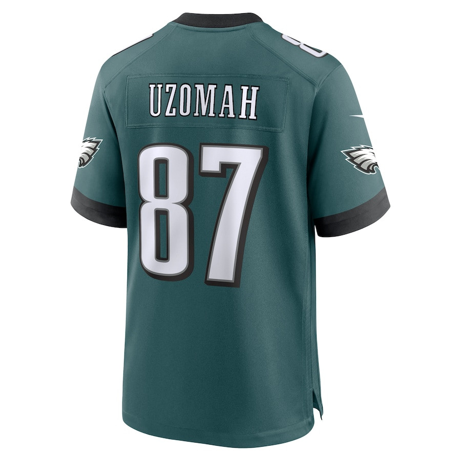 C.J. Uzomah 87 Philadelphia Eagles Team Game Men Jersey - Midnight Green JS5026 nicesnker - Image 3