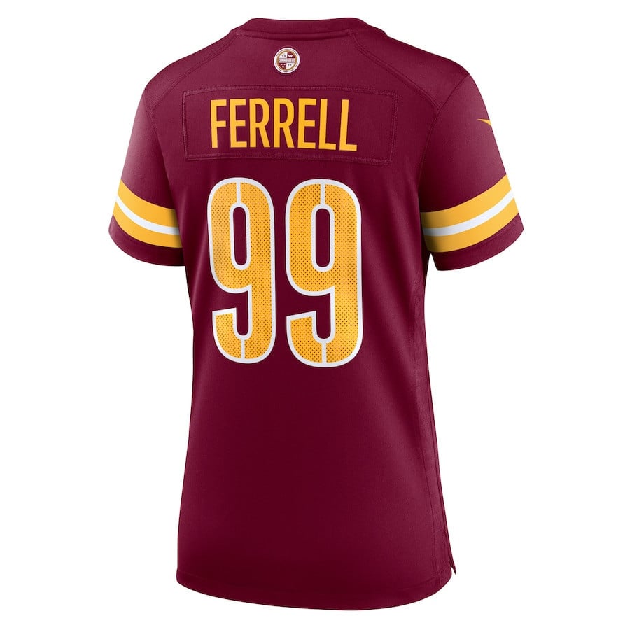 Clelin Ferrell #99 Washington Commanders Super Bowl LIX Women's Jersey - Burgundy JS5445 nicesnker - Image 3