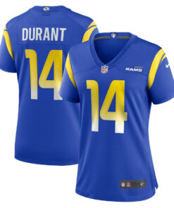 Cobie Durant 14 Los Angeles Rams Women's Game Jersey - Royal JS1316 nicesnker
