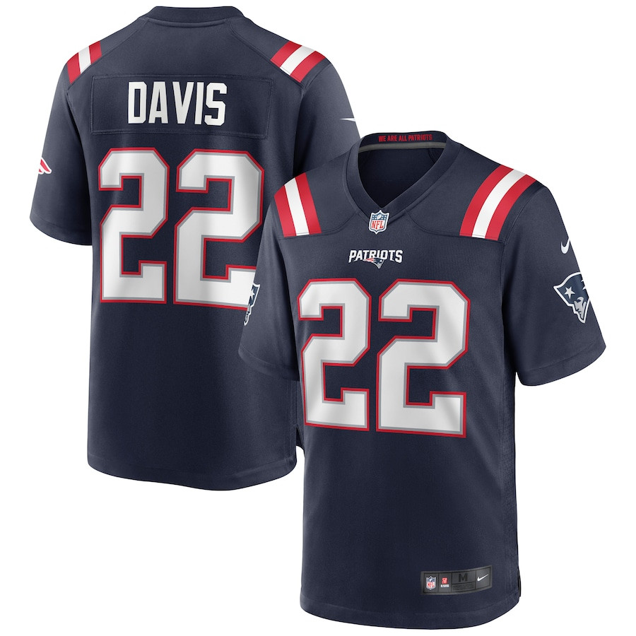 Cody Davis 22 New England Patriots Men Game Jersey - Navy JS2234 nicesnker