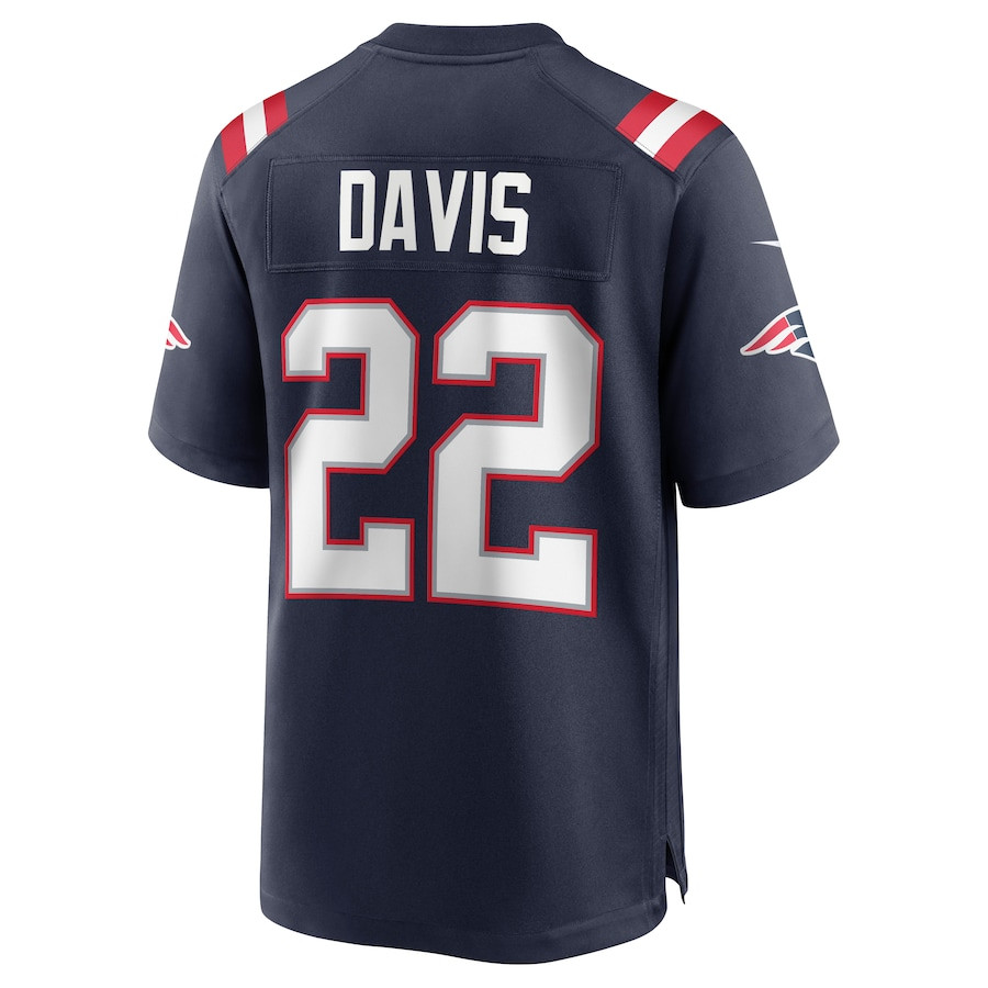 Cody Davis 22 New England Patriots Men Game Jersey - Navy JS2234 nicesnker - Image 3