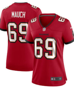 Cody Mauch 69 Tampa Bay Buccaneers Women Game Jersey - Red JS1457 nicesnker