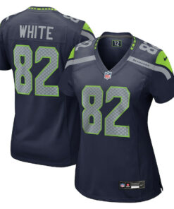 Cody White 82 Seattle Seahawks Game Women Jersey - College Navy JS5138 nicesnker
