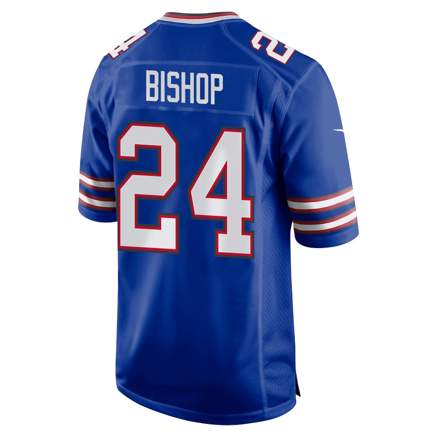 Cole Bishop 24 Buffalo Bills Super Bowl LIX New Orleans Patch Game Men Jersey - Royal JS8421 nicesnker - Image 2