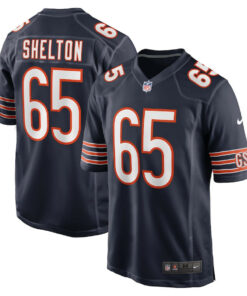 Coleman Shelton 65 Chicago Bears Game Men Jersey - Navy JS2817 nicesnker