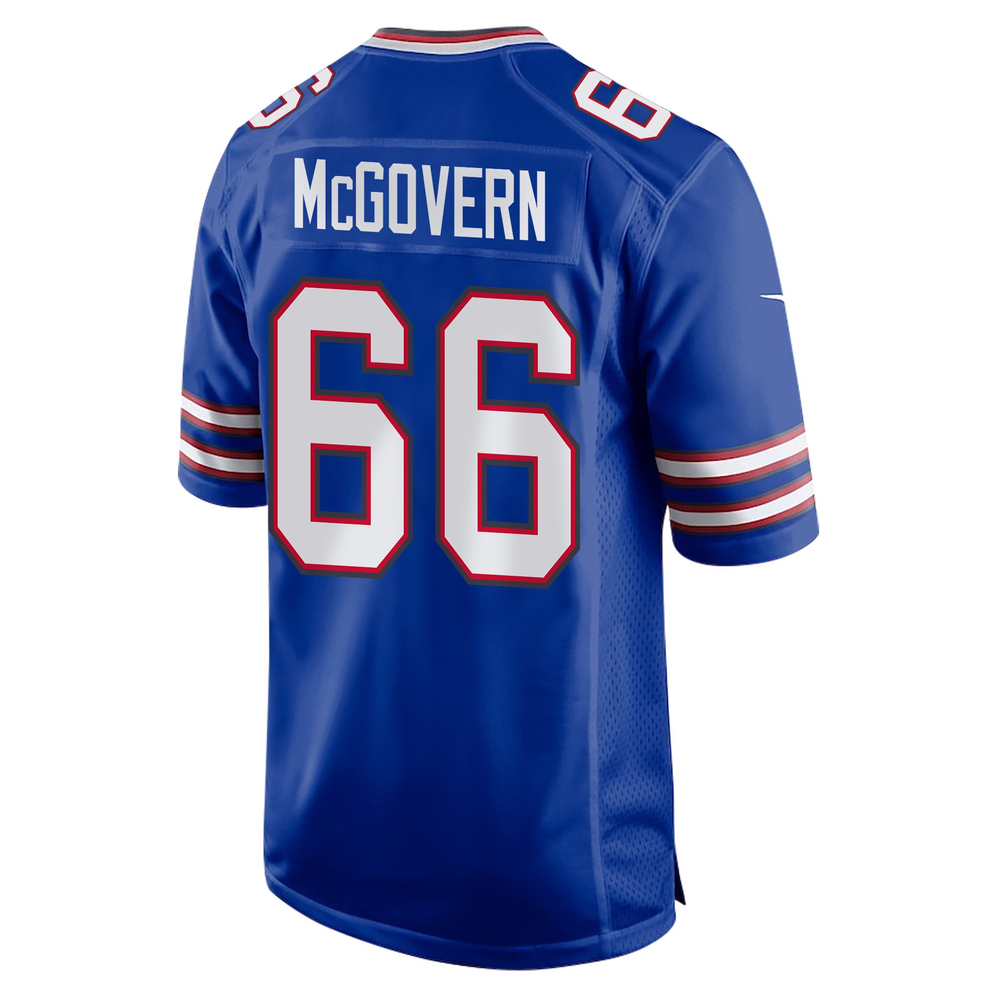 Connor McGovern 66 Buffalo Bills Super Bowl LIX Champions Patch 'New Orleans - Where Passion Ignites' EMBROIDERED Game Men Jersey - Royal JS7008 nicesnker - Image 2
