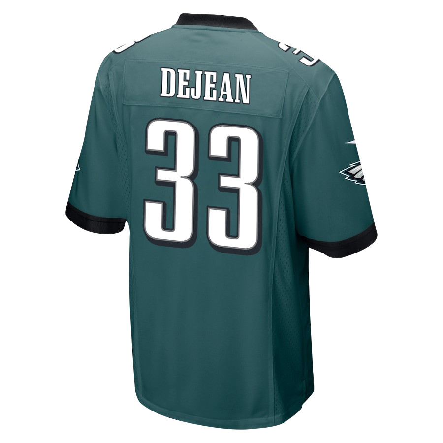 Cooper DeJean 33 Philadelphia Eagles Super Bowl LIX 'New Orleans - Where Passion Ignites' EMBROIDERED Game Men Jersey - Midnight Green JS7397 nicesnker - Image 2