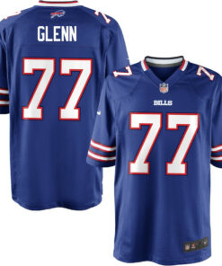 Cordy Glenn 77 Buffalo Bills YOUTH Team Color Game Jersey JS7031 nicesnker
