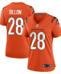 Corey Dillon 28 Cincinnati Bengals Women Retired Game Jersey - Orange JS3177 nicesnker