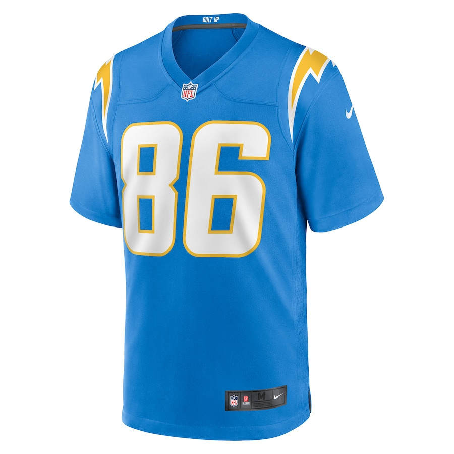 Cornelius Johnson 86 Los Angeles Chargers Team Game Men Jersey - Powder Blue JS6708 nicesnker - Image 2