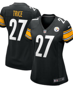 Cory Trice 27 Pittsburgh Steelers Women's Game Jersey - Black JS1496 nicesnker