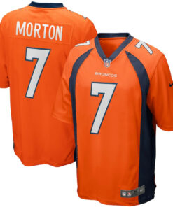 Craig Morton 7 Denver Broncos Men Game Retired Jersey - Orange JS3898 nicesnker
