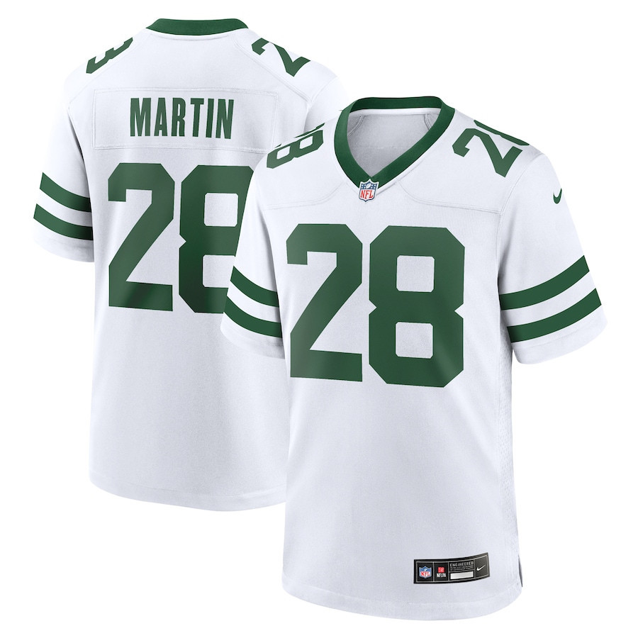 Curtis Martin 28 New York Jets Game Jersey Retired Player - Men White JS7688 nicesnker