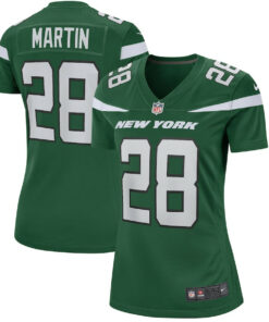 Curtis Martin 28 New York Jets Women Game Retired Jersey - Gotham Green JS6257 nicesnker