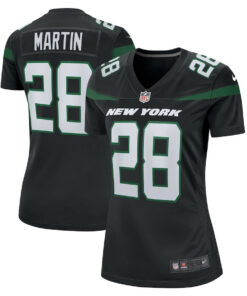 Curtis Martin 28 New York Jets Women Retired Jersey - Black JS4725 nicesnker